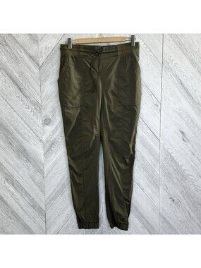 Indyeva Lastik II Jogger Hiking Pants Womens Size Small Olive Green 26" Inseam